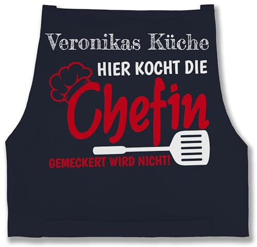 Geschenk mit Namen personalisiert by Shirtracer - Schürze - Kochschürze - Hier kocht die Chefin