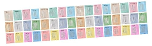 Lurrose 192stücke Teiliges Euro- -challenge Check-blättern Praktischen Sparumschlägen Und Binder Für Effektive Finanzverwaltung Und Motivation