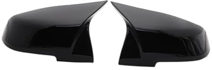 Für Serie 1 2 3 4 X 220i 328i 420i F20 F21 F22 F23 F30 F32 F33 F36 Für X1 2012-2024 2 Stück Carbon Black Rückspiegelabdeckung Spiegelkappen Seitenspiegel Abdeckkappen(Black Horn)