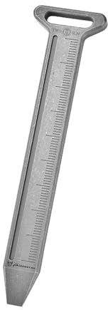 Titanium EDC Pry Bar, Titanium EDC Ruler Crowbar, Pocket Pry Tools 4.7 Crowbar, Multitool Keychain EDC Gear Tools for Camping Hiking Study Engineering Surveying Outdoor Accessories (Gray)