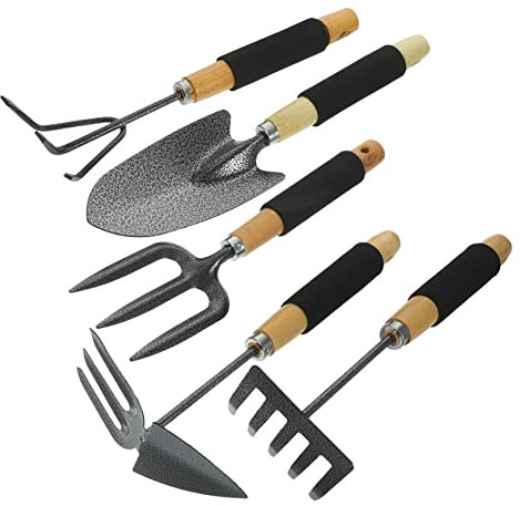 Toddmomy Attrezzi Da Da Portatile Rastrello Attrezzi Giardinaggio Manico in Leggero e Facile Trasportare Per e Escursioni All Aperto