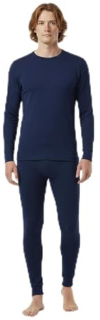 Palleon Thermounterwäsche Herren Set | Merino Wolle Funktionsunterwäsche lang | Atmungsaktiv, Thermoregulierend & Geruchsneutral | Skiunterwäsche für Winter, Sport & Outdoor