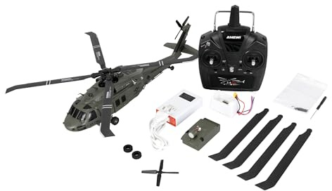 UH60 Black Hawk Marine CP Helikopter 6G/3D RTF inkl. Fernsteuerung, Akku, Ladekabel, Dunkelgrün, 1:47