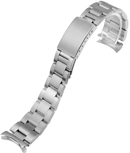 HiCycle2 19mm Oyster Watch Band Bracelet Replacement For Vintage Rolex Air King 1500 5500 5501 5505 Stainless Steel