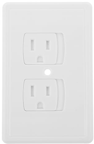 HOMOCONO Copertura di Sicurezza per Prese Elettriche, Compatibile Prese Americane, Copriprese Resistenti All’usura per Protezione Domestica