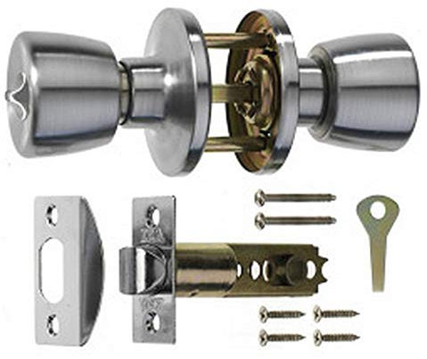 Era Passage Set Door Handle Non Locking (Dia) 50 - (D) 35 - Chrome Effect
