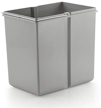 Naber Ersatzeimer, alu grau (15 Liter).