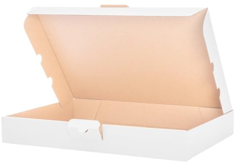 OfficeKing® 100 x Maxibriefkartons 350 x 250 x 50 mm Weiss - Marken-Qualität