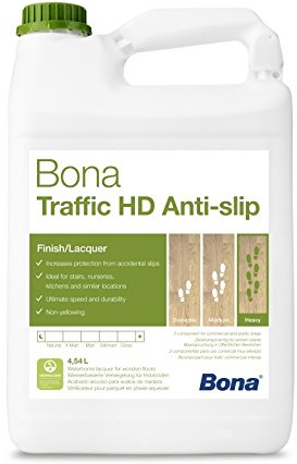 Bona Traffic HD Antislip Parkettlack - 4,95 Liter - R 9 Versiegelung, 2 K Parkettlack