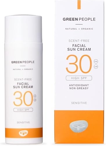 Green People Scent Free Sun Cream SPF30 - Natural Sunscreen for Face & Body - Suitable for Sensitive Skin - Reef Safe & Cruelty Free, 200ml