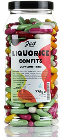 Traditional Liquorice Comfits Gift Jar from the A-Z Retro Sweet Shop Collection…