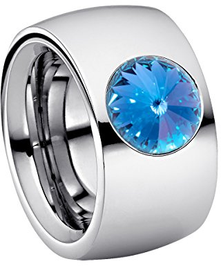 Heideman Ring Damen Coma Silber Edelstahl mit Zirkonia weiß Gr.50-65 | Coma Cocktailring Silber, Edelstahl, großer Zirkonia-Kristall, eleganter Damenring, hautfreundlich & nickelfrei, Geschenkidee