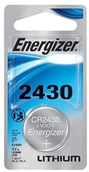 2 Pack Energizer ECR2430BP Lithium 3-Volt Coin Cell Battery