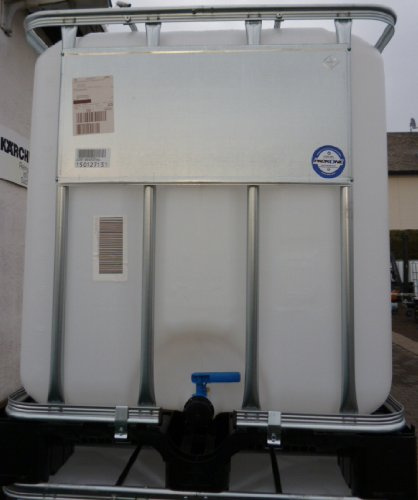 Hofer24 600 Liter IBC Tank (6) KOMPLETT NEU – Kunststoffpalette & Gitterbox neu # Tank neu