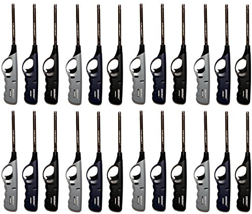 24stk.KONSUMANY Stabfeuerzeug Feuerzeug Long Range Gas XXL 27 cm lang nachfüllbar