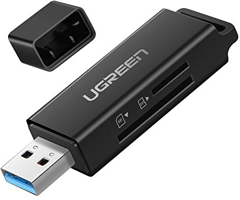 UGREEN USB 3.0 Lecteur de Carte SD Micro SD OTG Adaptateur de Carte Mémoire SDXC SDHC Micro SDXC Micro SDHC Card Reader pour MacBook PS4 Xbox One PC Windows 10 8.1 8 7 Vista XP Mac OS Linux