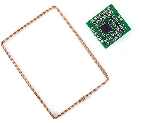 RFID Wireless Module, RFID-Funkmodul 134,2 kHz FDX-B EM4305-Lesegerät UART Kontaktloser Controller mit Antenne