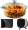 Round Glass Casserole Dish With Lid Oven Safe, Casserole Bowls With Lids, Covered Casserole Dish With Lid, Baking Glass Dish With Lid, Covered Casserole Dishes For Oven, Round Baking Dish With Lid,
