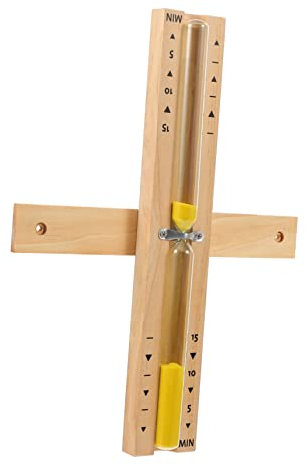 Cabilock Temporizador De Regresiva para Sauna Reloj De Arena De Visualización Clara Grados