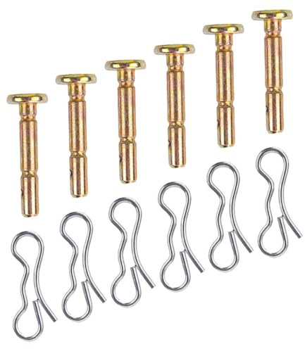 TOYZFRIENDY 6 set Kit Ricambi per Turbina Neve con Spine di Sicurezza e Perni di Taglio Accessori Leggeri e Compatti per Protezione Ingranaggi e Sostituzione Facile e Sicura