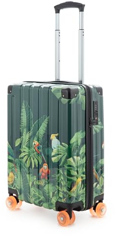 Hauptstadtkoffer Q-Damm Handgepäckkoffer (54x37x21 cm) 38 L, Design Papagei | ABS-Hartschale · TSA-Zahlenschloss · Erweiterbar · 4 Rollen · Austauschbare Ersatzteile · Kabinengepäck · Wochenendtrip