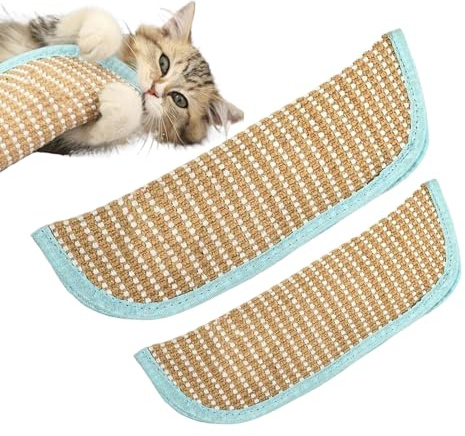 Fierudeng Coussin d'herbe à Chat pour Chats – 2 pièces Compagnon apaisant – Jouets en Forme d'oreiller avec Herbe à Chat pour Chats – pour Animaux de Compagnie de Petites à Grandes Races