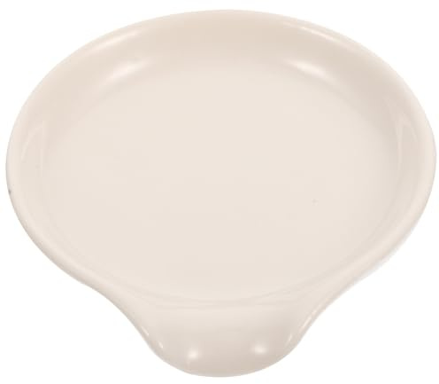 jojofuny Soporte de Cerámica para Cucharas de Cocina, Estante Resistente al Calor, Tamaño Pequeño y Práctico para Uso Diario Hogar, Portacucharas Elegante y Fácil de Limpiar