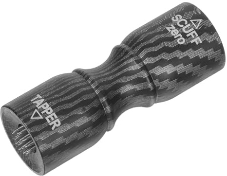 Healifty Billiard Cue Tip Repair Tool with Pricking Needle Elastic Wood Grain Tip Filler Black Snooker Cue Accessory and Chalk Application