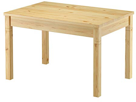 Erst-Holz Küchentisch 120 x 75 Holztisch Massivholz Kiefer Schöne Maserung