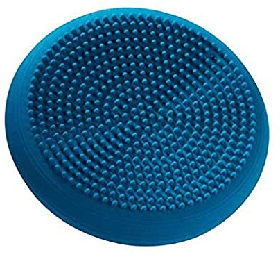 TheraBand Senso Ball, aufblasbares Stabilitäts-Kissen, Wackelscheibe für Balance-Training, dynamisches Sitzen & Physiotherapie, ideal für aktives Sitzen & korrekte Körperhaltung, blau, 36 cm