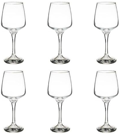 Paris Prix Secret de Gourmet - Lot de 6 Verres à Vin Elaya 29cl Transparent