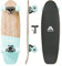 Apollo Mini-Longboard | Midi Cruiser als Komplett-Board, 70cm (30x8) | wendiges Kick Tail Mini Longboard aus Holz im Vintage Skateboard-Style | Longboard Erwachsene mit High Speed ABEC 9 Kugellagern