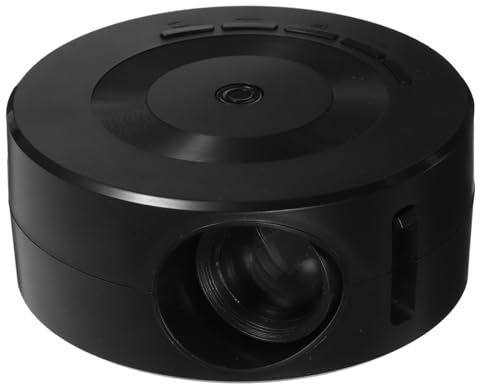 YARNOW Miniproyector Portátil Compatible 1080P Proyector de Bolsillo para Cine Casa y Niños Duplicación de Pantalla para Smartphone y Tableta Altavoz Incorporado Plástico Abs Nítida