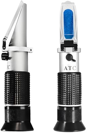 Antifreeze Refractometer,V·RESOURCING Hand-Held Anti Freeze Tester for Car Coolant Adblue Antifreeze System,Battery Acid,Coolant Windshield Fluid,Widely Used by Truck&Automotive Technician