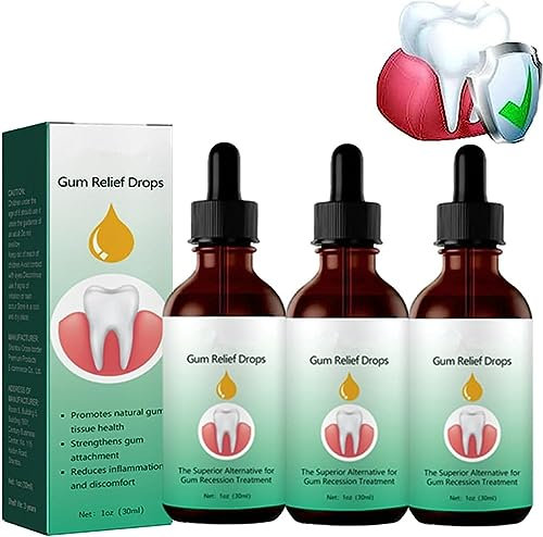 EXQST Dentizen Gum Regrowth Drops Zahnfleischreparatur-Behandlungstropfen Natürliches Mundwasser für die Mundpflege Dentizen Gum Therapy Drops verhindern Zahnfleischbluten