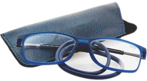Gamswild WS8816 Lesebrille - bruchsichere Polycarbonatgläser - Sehstärke +1,0-2,5 - Bügellänge individuell verstellbar – sehr leichtes Modell mit 25 g