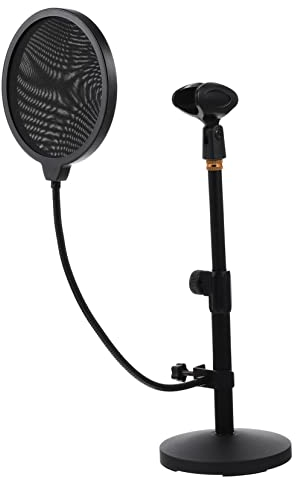 1 Set Mikrofonständer, Mikrofonständer, Computer-Desktop-Ständer, Microfonos Inalambricos, professioneller Mikrofonhalter, Tisch-Mikrofonständer, Mikrofonständer, Schreibtisch, Tel