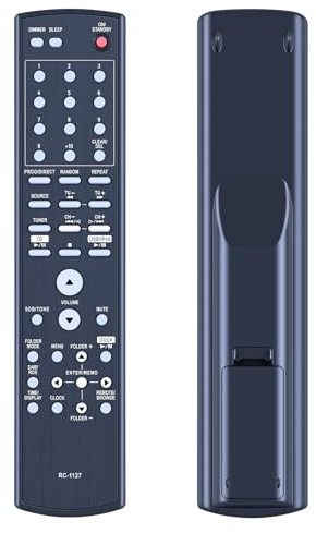 TCNOUMT New RC-1127 Remote Control Replace Compatible with Denon AV Receiver DM38 RCDM38 RCDM-38 RCD-M39 RC1127 30701010400AD