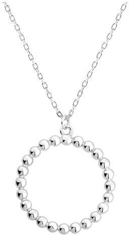 Sofia Milani - Women's Necklace 925 Silver - Circle Ball Pendant - N0774