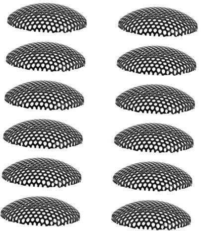 CAXUSD 12pcs Iron Mesh Protective Nets for Loudspeakers and Microphones Household Audio Subwoofer Replacement Accessories