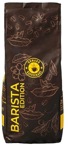 Ormado Kaffeehaus, Coffee Capsule Patentierte Kenia Kaffeebohnen – Arabica & Robusta Mischung,Ganze Kaffeebohnen für Kaffeevollautomaten, Geröstete Bohnen, Vollmundiger Kaffee 1kg, Vollautomat