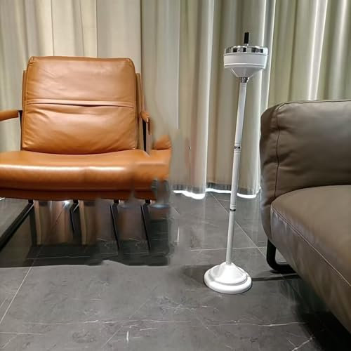 Edelstahl-aschenbecher - Wandaschenbecher, Bodenaschenbecherständer Für Zigaretten Im Freien, Höhenverstellbare Terrassenaschenbecher Für Zigaretten, 3-teiliger Verchromter Standaschenbecher(Blanco)
