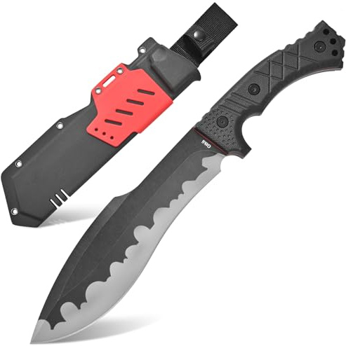 Gtkii GTK30 Fixed Blade Knife AUS-10 Steel Blade Full Tang Nylon Fiberglass Handle Dog Leg Shape Blade Knifes for Hunting Camping Bushcraft Collection