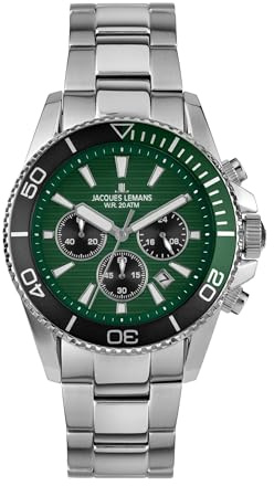 JACQUES LEMANS Herren-Uhren Analog Quarz