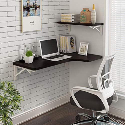 Tavolo da lavoro da cucina in legno, design salvaspazio, 5 misure, 6 colori, perfetto per piccoli spazi e aree