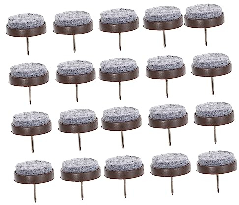 HOUDERCO 50Stücke Filzgleiter Möbelpolster rutschfeste Bodenschoner für Stühle Tisch und Möbel Robuste Möbelunterlagen Schutz von Parkett und Fliesen