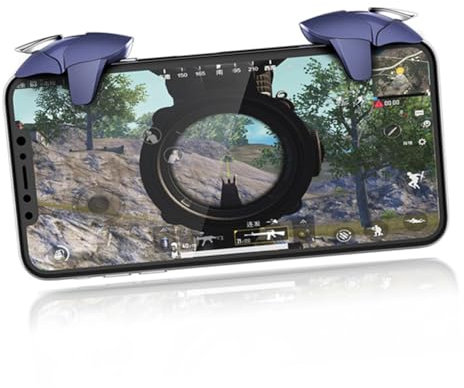 DIYEAH Controller per Smartphone Ergonomico Joystick Mobile per Esperienza Migliorata Compatibile con Tutti Cellulari Touchscreen Design Resistente e Portatile per Gamer