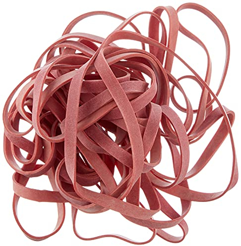 ALCO-Albert 7521 - Gummibänder 200x6 mm, Schachtel à 50 Gramm, rot
