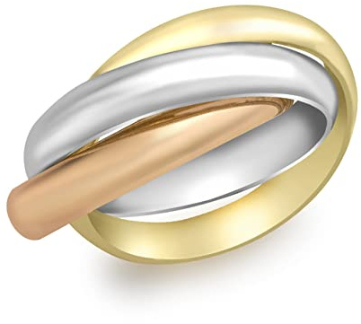 Carissima Gold Damen-Ring 9 kt (375) Gold (3 Farben) Gelb