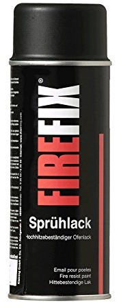 FIREFIX 2012 Ofenlack 400 ml Sprühdose Senotherm®-Lack, hitzebeständig bis 600 °C, dunkelgrau